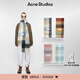 Acne Studios【部分6折】男女同款 格紋流蘇彩虹Vally圍巾羊毛披肩CA0084 藍色/米色/黑色 均碼