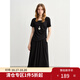 獨束大碼女裝抽褶上衣半身裙時(shí)尚套裝2025夏季新品通勤時(shí)尚兩件套 黑色 L （尺碼：2）