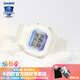 卡西歐（CASIO）【送禮物】手表女BABY-G小方塊BGD-565時(shí)尚送女友運動(dòng)電子表 BGD-560WL-7DR甜酷雪白-人氣推薦