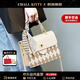 CHALL KITTY輕奢手提包包斜挎女包2025新款單肩小包生日禮物高級感送女友老婆 【米白色】ck風(fēng)時(shí)尚百搭小眾品牌通勤