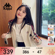 卡帕（Kappa）背靠背運動(dòng)外套女款2025新款復古針織撞色開(kāi)衫衛衣女潮K0E62WK01D