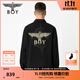 BOY LONDON【月光之城】潮牌龍年情侶款外套老鷹印花夾克 N23009 黑色 L