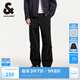 杰克·瓊斯（JACK&JONES）男裝降落傘兵褲男秋季工裝褲涼感男褲略寬松休閑褲輕薄款潮流褲子 E39黑色 預(yù)售9月19日發(fā)貨 34 180
