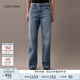 Calvin KleinJeans【復刻90系列】25春夏女士ck淺色復古直筒牛仔褲47B908G W99-牛仔藍 25