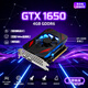 1顯卡全新GTX1650Ti 4GD6臺式機顯卡辦公CF直播剪輯吃雞永劫3A大作 GTX1650 4G AI部署 吃雞 直播