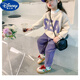 迪士尼（Disney）女童衛衣套裝新款秋裝寶寶潮流兒童衣服休閑運動(dòng)兩件套 紫色 SEA  （套裝） 120 建議身高110-120厘米