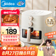 美的（Midea）空氣炸鍋蒸汽嫩烤不干柴 透明可視實(shí)用大容量5.3L 金屬內(nèi)腔易潔烤盤 易用旋鈕免翻面KZE5383 