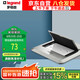羅格朗（LEGRAND）平推式地插薄款隱藏式滑蓋地插 銀色-五孔地腳插【不含底盒】