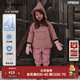 Teenie Weenie Kids小熊童裝24秋男女寶寶休閑刺繡連帽三防羽絨服 粉色 120 cm