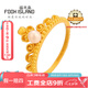 福來島黃金足金999首飾古法金女士戒指結(jié)婚復(fù)古珍珠皇冠黃金戒指 皇冠珍珠戒指（工費：399元） 3.83克-17號