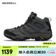邁樂(lè)（Merrell）上新 戶外經(jīng)典徒步鞋男女款MOAB3 GTX中幫透氣防水耐磨防滑登山鞋 J035785深灰（男款） 42