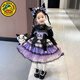 G.DUCKKIDS小黃鴨女童庫洛米連衣裙夏季洛麗塔公主裙小兒童裙子秋裝生日衣服 吊帶裙子+德絨打底 【秋冬款】 140 建議130-140cm9-10歲