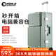 世界地理【新品】多功能行李箱男女前開(kāi)蓋鋁框拉桿箱子旅行密碼箱20登機 薄荷綠（經(jīng)典款-電腦兼容倉） 20英寸 -登機箱