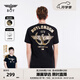 BOY LONDON【榮耀使者】短袖男女秋季燙金麥穗老鷹黑色T恤N01906 黑色 XL