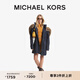 MICHAEL KORS邁克高仕 MK【兩件折上折】 女士牛仔連帽中長(cháng)款派克大衣外套 靛藍色 976 S