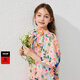 MiniPeace太平鳥(niǎo)童裝夏女童連衣裙F2FAE2A28 粉紅色 130 cm