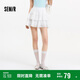 森馬（Semir）半身裙女設計感肌理蕾絲花邊甜美2025夏A字蓬蓬短裙109325120002
