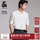 杰克·瓊斯（JACK&JONES）25年男裝白襯衫男士商務(wù)長(cháng)袖襯衣春天絲柔軟親膚垂感舒適精致襯衫 A06雪白色 常規 L