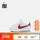 耐克（NIKE）官方男女童CORTEZ嬰童易穿脫運動鞋魔術(shù)貼秋季寶寶DM0952 115白/校園紅/校園藍 23.5