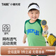 小豬托尼胖男童套裝兒童運動(dòng)套裝夏季網(wǎng)布快干青少年中大童套裝寬松兩件套 雙色網(wǎng)字母套裝綠 170 合適165-170身高，130-150斤