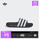adidas ADILETTE 22經(jīng)典簡(jiǎn)約舒適拖鞋男女阿迪達斯官方三葉草   黑/白   42