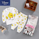 迪士尼（Disney）兒童純棉內衣男女童秋衣秋褲兩件套寶寶嬰幼兒衣服0-5歲 平腰-咖啡米奇 73 -適合身高66CM