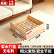 湘威湖南烤火箱取暖器家用實(shí)木烤火爐暖腳器烤腳火箱辦公室桌下烘腳暖腳神器電暖爐器烤火器電大長(cháng)火箱 實(shí)木無(wú)漆50*50*19cm【升級款】