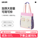 UEK小學(xué)生補習袋便攜兒童手提袋子可愛(ài)補課包斜挎包美術(shù)袋公主粉