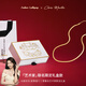 Amber Lollipop蛇骨鏈女士銀鍍14k金小眾素鏈頸鏈生日七夕情人節禮物送女友老婆