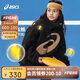 亞瑟士（asics）童裝羊羔絨抗靜電加厚款保暖外套334241053082 001黑色 160