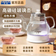半球玻璃長(cháng)嘴燒水壺家用功夫茶煮開(kāi)水壺小電茶壺透明保溫藍光電熱水壺泡茶專(zhuān)用 1L 316不銹鋼發(fā)熱盤(pán)玻璃壺-無(wú)茶葉網(wǎng)