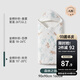 嫚熙（EMXEE）嬰兒包被新生兒寶寶抱被四季純棉防驚跳產(chǎn)房包單 【秋冬款】森林之旅 室溫15-20℃ 90×90cm
