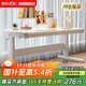 睢園可升降兒童學(xué)習桌小學(xué)生家用大白寫(xiě)字桌椅套裝作業(yè)課桌子實(shí)木書(shū)桌 睢園Pro【抽屜款】 100*60*58