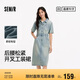 森馬（Semir）森柔牛仔|商場(chǎng)同款牛仔連衣裙女腰帶2025夏季工裝裙103325114001