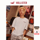 HOLLISTER【焦邁奇同款】25夏新款LOGO棉質(zhì)T恤男裝女裝KI323-5368 灰色 S (175/92A)