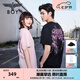 BOY LONDON夏季男女同款潮牌紫外線漸變百搭短袖T恤N01925 黑色 M