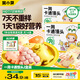 窩小芽 一周卡通饅頭 寶寶兒童早餐面點谷物果蔬無添加色素420g(共2盒)