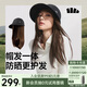 蕉下（beneunder）遮陽帽女防曬帽25新品可拆卸發(fā)護假發(fā)帽長直發(fā)鴨舌帽太陽帽時尚