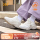 361°運動(dòng)鞋女秋冬季皮革面保暖厚底跳繩休閑跑步鞋子女682442215-1