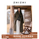 致知ZHIZHI【一褲過冬】 南浦月 弧形顯瘦羊毛直筒休閑褲25冬新款 云米白 M