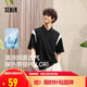 森馬（Semir）POLO衫男涼感抑菌短袖t恤撞色拼接上衣2025夏裝時(shí)尚109325115103