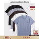 Abercrombie & Fitch經(jīng)典小麋鹿圖案男裝25夏季5件組合套裝重磅短袖T恤124-5045 灰色多色 M (180/100A)