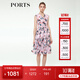 PORTS寶姿春夏新品女裝無(wú)袖中長(cháng)連衣裙ALM8D074MPP097 粉色印花 M (6)