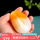 昆侖御 新疆羊脂級玉原石原皮手把件男士文玩把玩件玉石掛件隨身手玩件 手把件原石原皮
