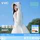 VVC防曬衣服女士夏季長(zhǎng)款冰絲涼感防紫外線外套時(shí)尚出游披肩 冰川白