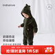 babylove嬰幼兒連體衣秋冬連帽哈衣男女寶寶居家保暖爬服外出防風(fēng)御寒 史前秘密 90cm