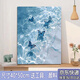 鉑吶苓蝴蝶數字油畫(huà)2025新款diy手工油彩畫(huà)涂色唯美高級裝飾掛畫(huà)高顏值 大海蝴蝶【40*50cm】