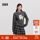 森馬（Semir）毛衣女提花衣服趣味潮流2024冬季圓領(lǐng)正肩毛衫甜酷風(fēng)109724107008