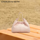 CHARLES&KEITH時(shí)尚柔軟鏈條單肩云朵包女生日禮物送女友CK2-10151320 Light Pink淺粉色 S