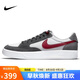 耐克NIKE男女休閑鞋SB ADVERSARY新年紅運動鞋CW7456-005灰/白紅43